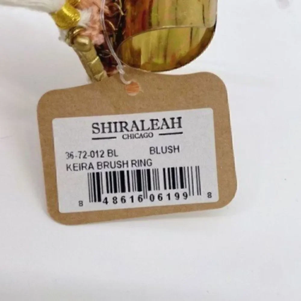 Anthropologie Shiraleah Keira Fringe Ring Blush Bohemian NWT